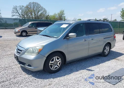 2007 Honda Odyssey Ex из США, поврежденный, VIN 5FNRL38457B042912
